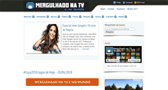 Desktop Screenshot of mergulhadonatv.com.br